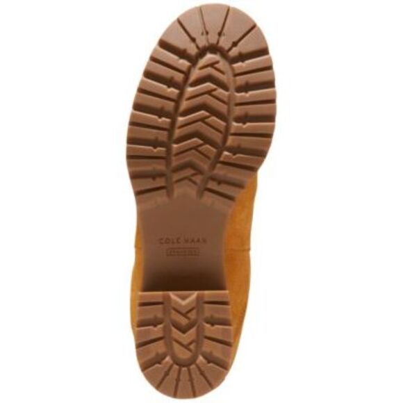 NWT COLE HAAN Womens Beige Camea Round Toe Block Heel Leather Chelsea 10 B - Picture 4 of 5